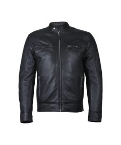 Retro Black Bikaer Jacket For Men