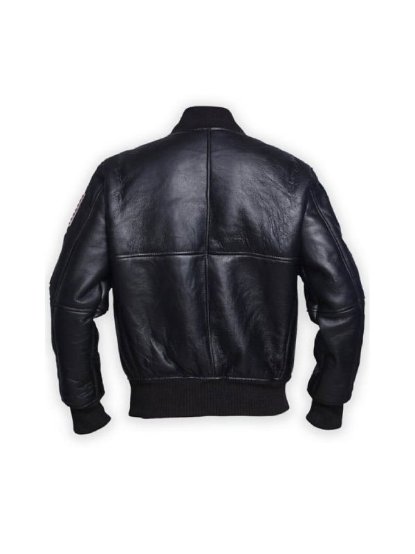 Ameri　BACK SIDE JACKET Men's The American Flag Leather Jacket | American Flag