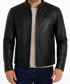 Men’s Cafe Racer Biker Jacket