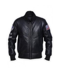 Men’s Black The American Flag Jacket