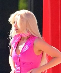 Margot Robbie Barbie Vest Pink