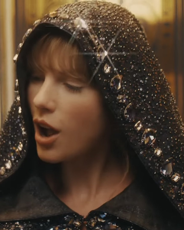 Taylor Swift Bejeweled Cloak Coat