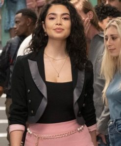 Capri Darby and the Dead 2022 Auli’i Cravalho Cropped Tuxedo Jacket
