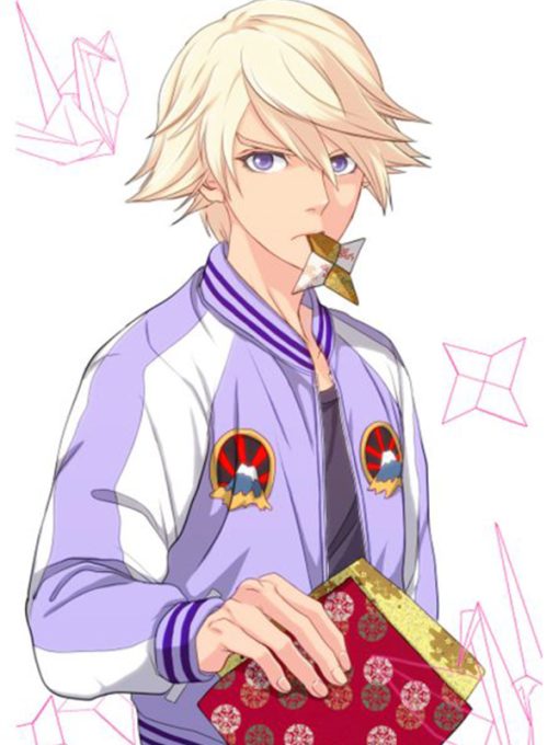 Ivan Karelin Tiger & Bunny Origami Cyclone Purple and Jacket White Varsity