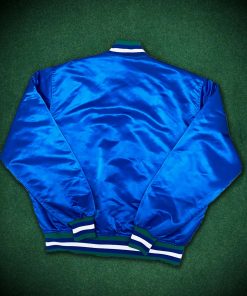 Minnesota Timberwolves Starter 90’s Blue Bomber Satin Jacket