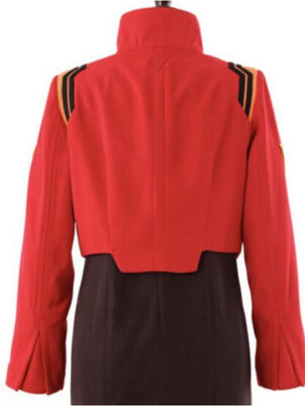 Misato Katsuragi Jacket Evangelion Misato Red Leather Jacket