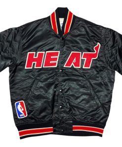 Starter NBA Miami Heat 90s Black Jacket Bomber