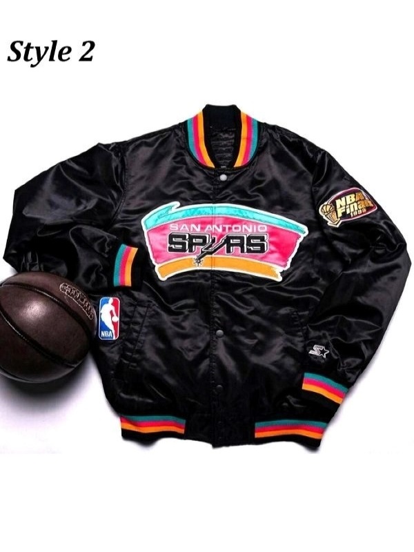 LEATHER NBA BASKETBALL VARSITY JACKET