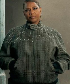 The Equalizer S03 Queen Latifah studded plaid jacket