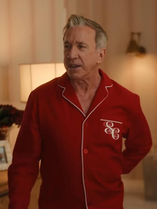 The Santa Clauses 2022 Tim Allen Red Suit Set Pajamas