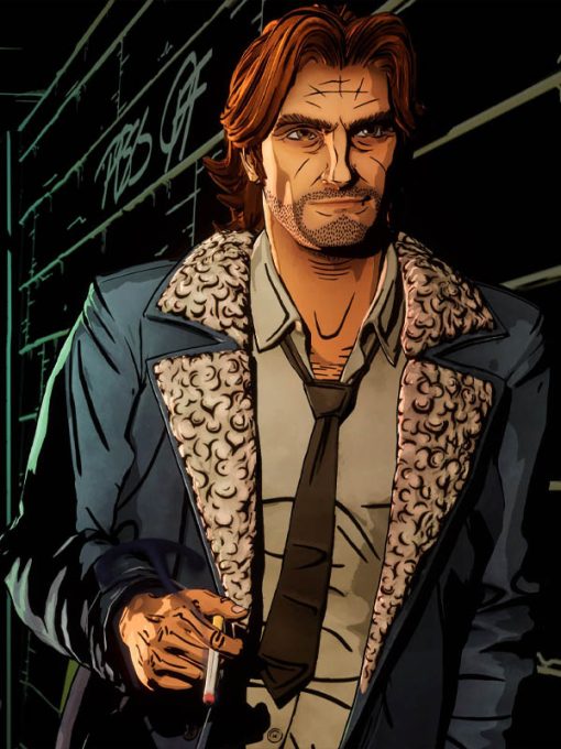 Adam Harrington The Wolf Among Us 2 Bigby Wolf Long Coat