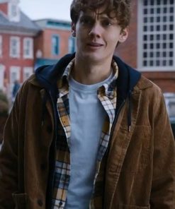 Wednesday 2022 Hunter Doohan Brown Jacket