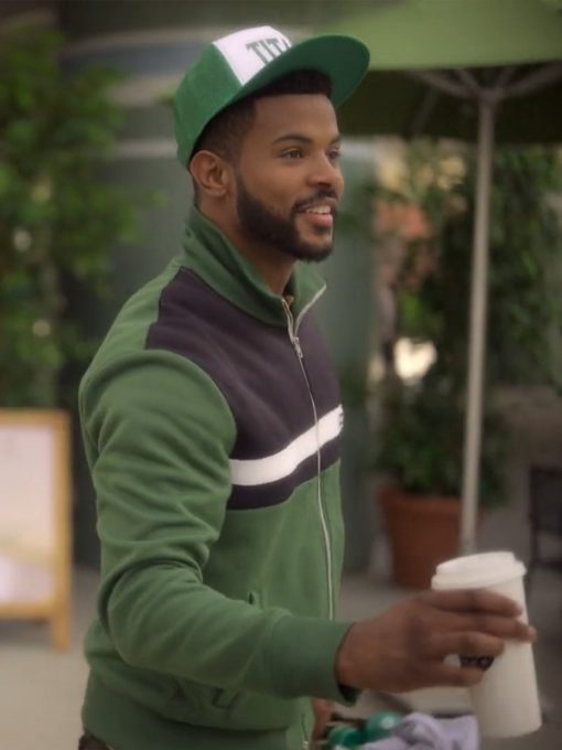 Grown Ish S05 Aaron Jackson Jacket Green