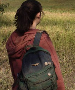 Ellie Williams The Last Of Us 2023 Bella Ramsey Maroon Fleece Hoodie