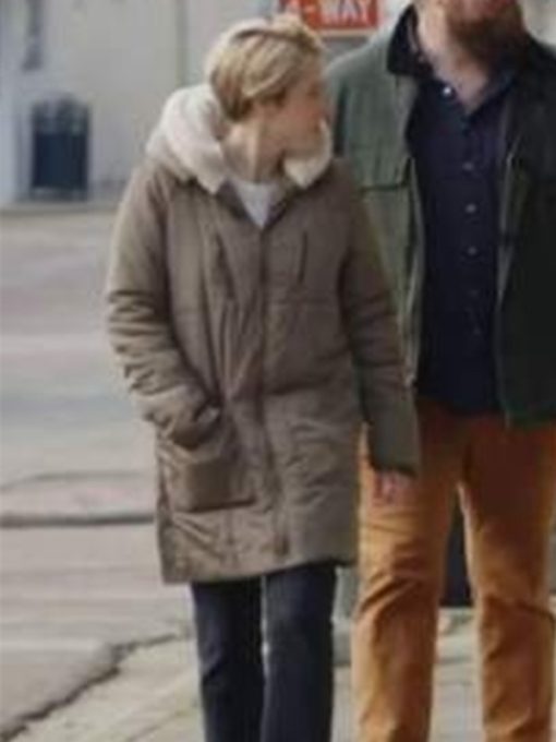 Home Town TV Series Season 6 Erin Napier Green Sherpa Hooded Coat