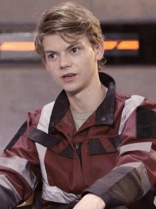 Newt Maze Runner The Death Cure Thomas Brodie-Sangster Jacket Red