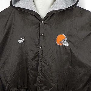 Cleveland Browns NFL Sideline Hooded Cape Coat