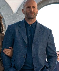 Operation Fortune Ruse de Guerre 2023 Jason Statham Blue Suit