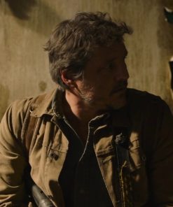 Pedro Pascal The Last Of Us 2023 Joel Miller Brown Cotton Jacket