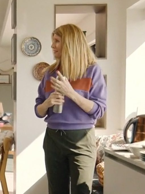 Sharon Horgan Bad Sisters 2022 Eva Garvey Purple Hoodie Pullover