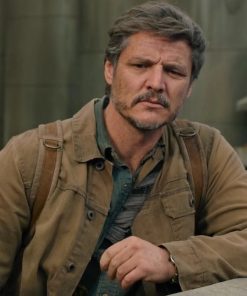 Pedro Pascal Tv Series The Last Of Us 2023 Joel Miller Brown Jacket