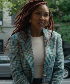Camille Parks Tv Series Harlem Season 2 Meagan Good Plaid Blazer