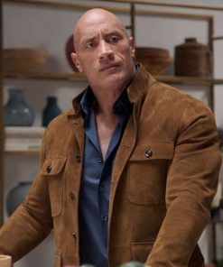 Young Rock S02 The Rocks Brown Suede Jacket