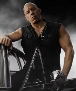 Vin Diesel Fast X Dominic Toretto 2023 Black Cotton Vest