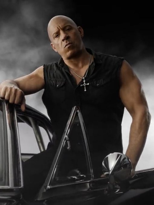 Vin Diesel Fast X Dominic Toretto 2023 Black Cotton Vest