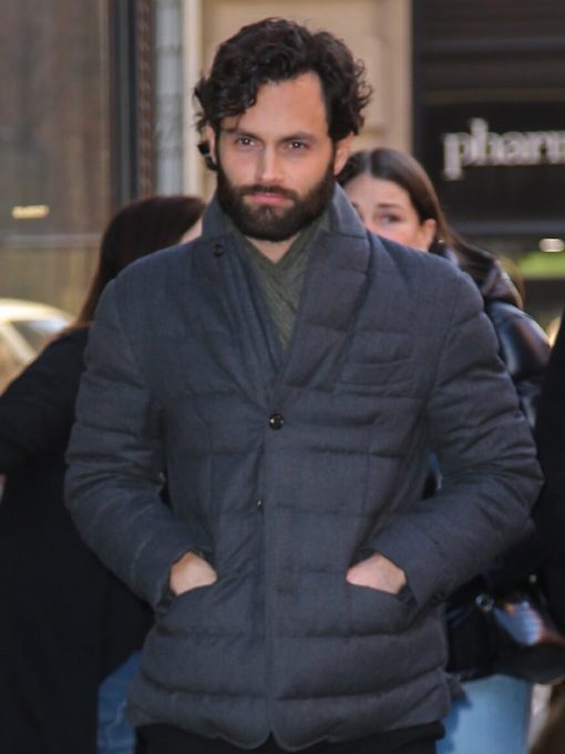 You S04 Penn Badgley Puffer Jacket
