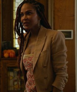 Camille Tv Series Harlem Season 2 Meagan Good Pink Cropped Blazer