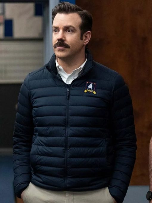 Jason Sudeikis Ted Lasso Black Puffer Jacket