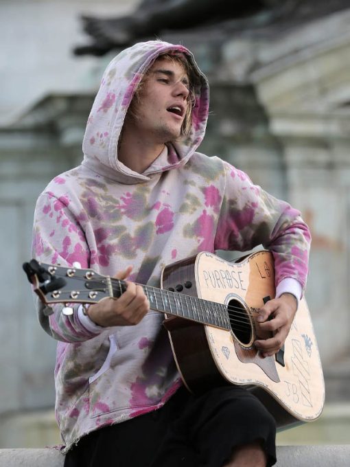 Justin Bieber Dye Tie Hoodie