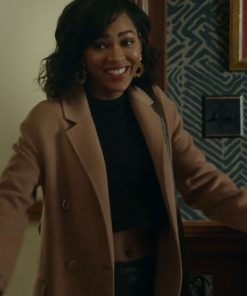 Meagan Good Harlem TV Series Camille Wool Coat
