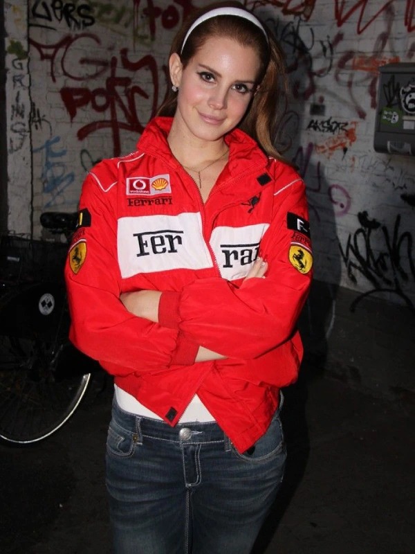 Lana Del Rey Ferrari Racing Jacket | Ferrari F1 Jacket