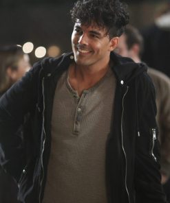 Niko Terho Greys Anatomy Season 19 Lucas’ Hooded Bomber Jacket
