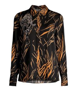 Succession S04 J Smith-Cameron Printed Shirt
