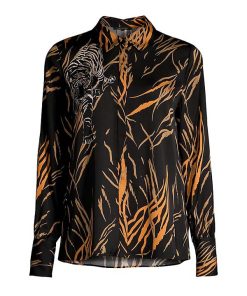 Succession S04 J Smith-Cameron Printed Shirt - Paragon Jackets