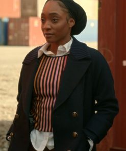 Will Trent 2023 Iantha Richardson Double Breasted Shirin Coat