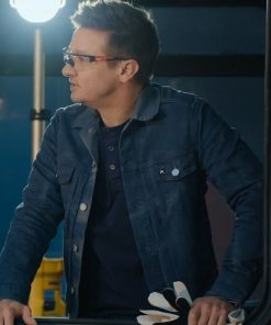 TV Series Rennervations 2023 Jeremy Renner Denim Jacket