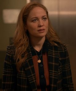 Erika Christensen TV Series Will Trent 2023 Angie Checked Blazer