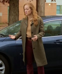 Erika Christensen Will Trent Season 1 Angie Plaid Coat
