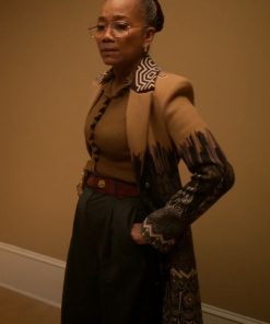 Sonja Sohn 2023 Will Trent TV Series Amanda Printed Coat