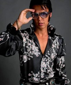 Austin Butler as Elvis Presley Floral Shirt