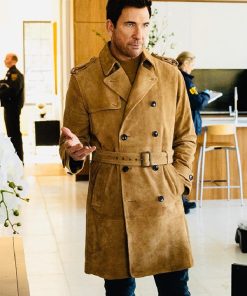 Dylan McDermott FBI Most Wanted S04 Remy Scott Suede Trench Coat