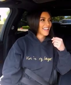Kim Is My Lawyer Pullover Black Hoodie