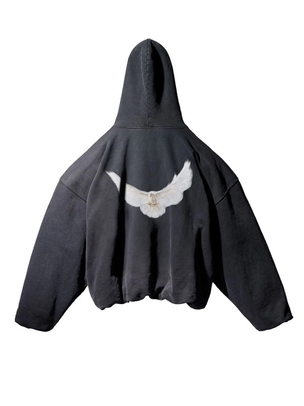 Yeezy Gap | Balenciaga Dove Black Hoodie