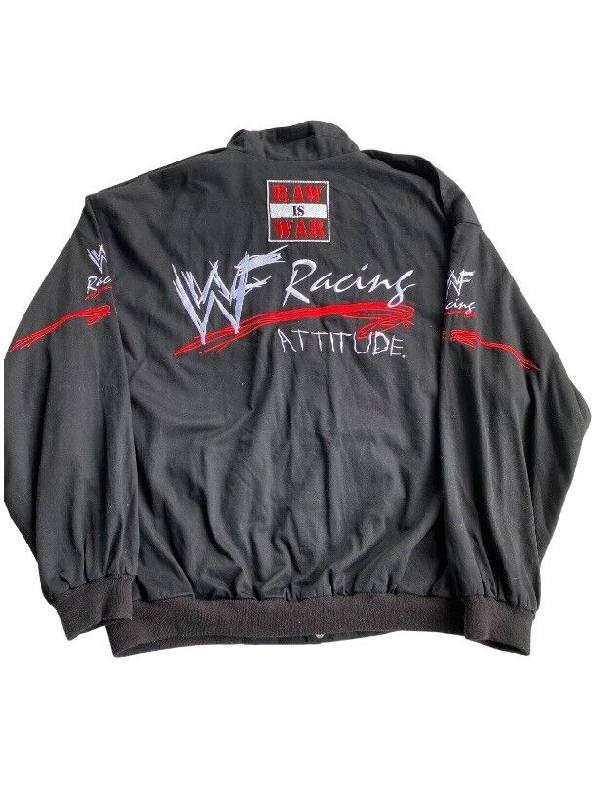 WWF Racing Team Jacket | Bad Bunny WWF Attitude Era Jacket