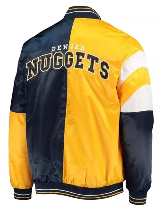 Order Denver Nuggets Yellow and Blue Jacket