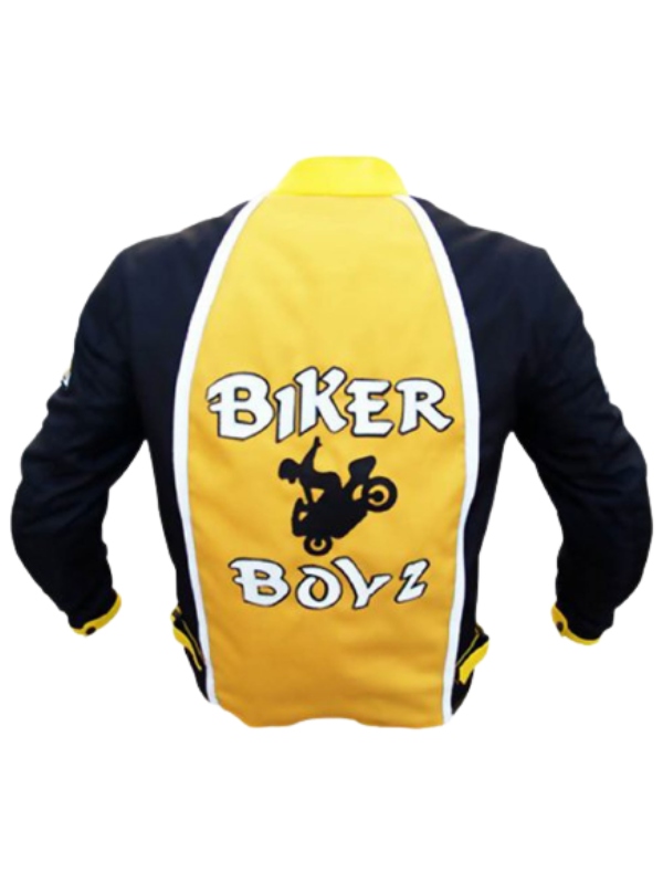 Biker Boys Derek Luke Yellow Motorcycle Leather Jacket